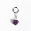 CRYSTAL HEART KEYCHAIN