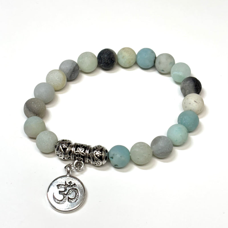 AMAZONITE BRACELET WITH CHARM