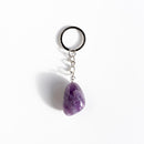 TUMBLED CRYSTAL KEYCHAIN