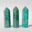 AMAZONITE & SMOKY QUARTZ TOWER