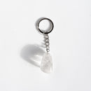 TUMBLED CRYSTAL KEYCHAIN