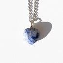 CRYSTAL HEART PENDANTS WITH CHAIN