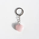 CRYSTAL HEART KEYCHAIN