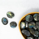 LABRADORITE PALM STONES