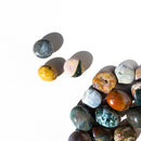 OCEAN JASPER PALM STONES