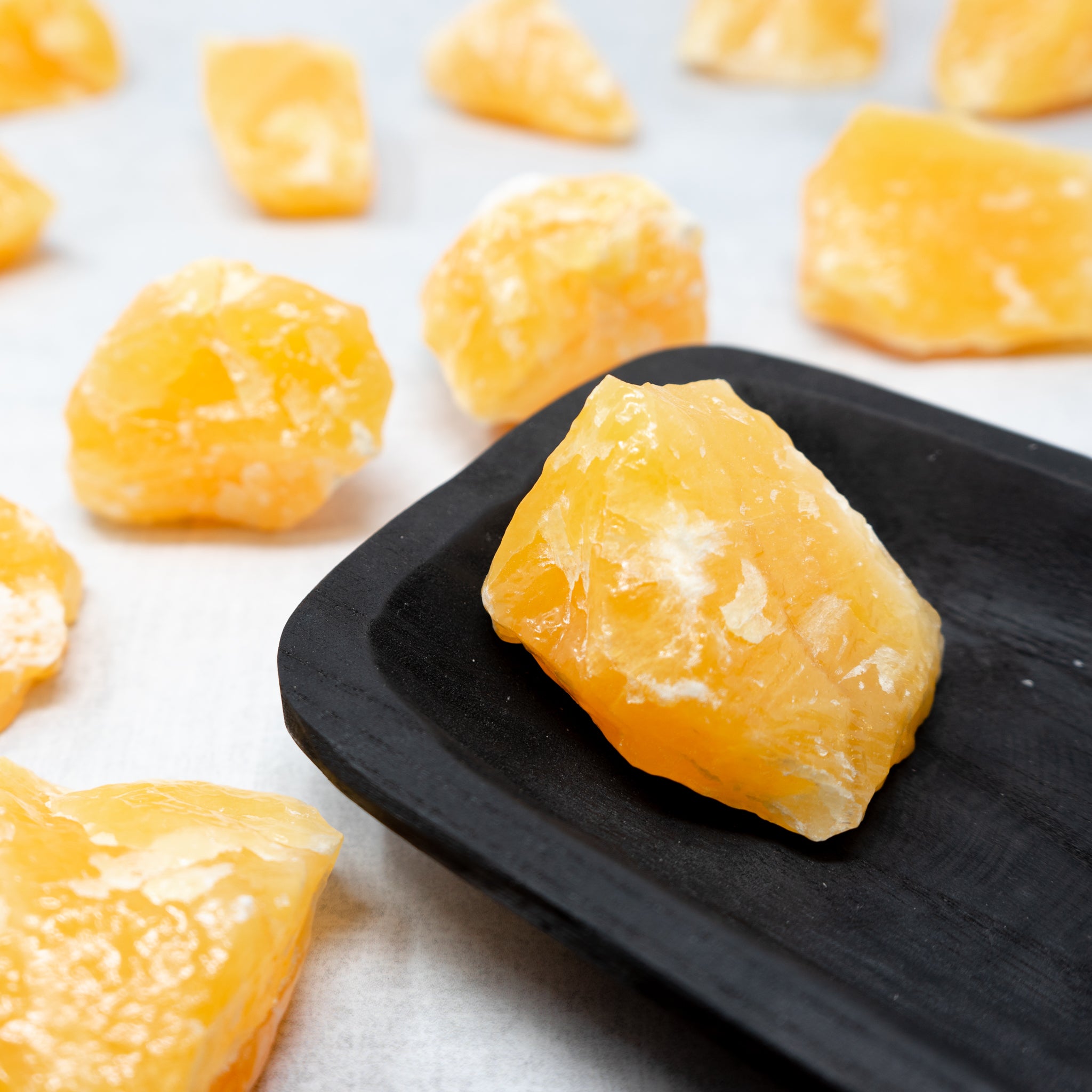CALCITE CHUNKS | ORANGE