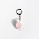 TUMBLED CRYSTAL KEYCHAIN
