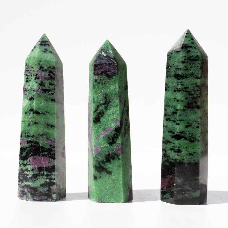 RUBY ZOISITE TOWER