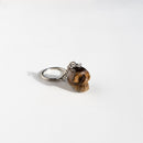 CRYSTAL SKULL KEYCHAIN