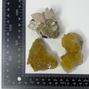 YELLOW FLUORITE CLUSTER LOT